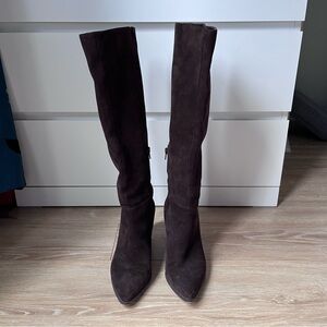 Elegant Brown Knee-High Boots